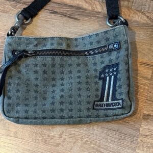 Harley-Davidson Black and Green purse